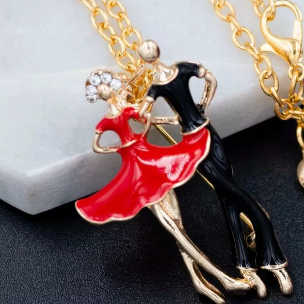 Dancers Necklace/Brooch